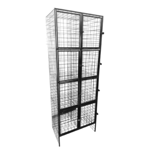 8 Compartment Wire Mesh Locker - Image 1