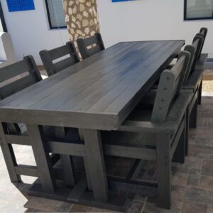 6 Seater Dining Table and Chairs - Image 1