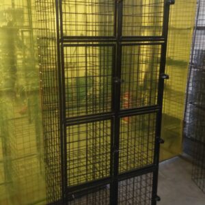8 Compartment Wire Mesh Locker - Image 1